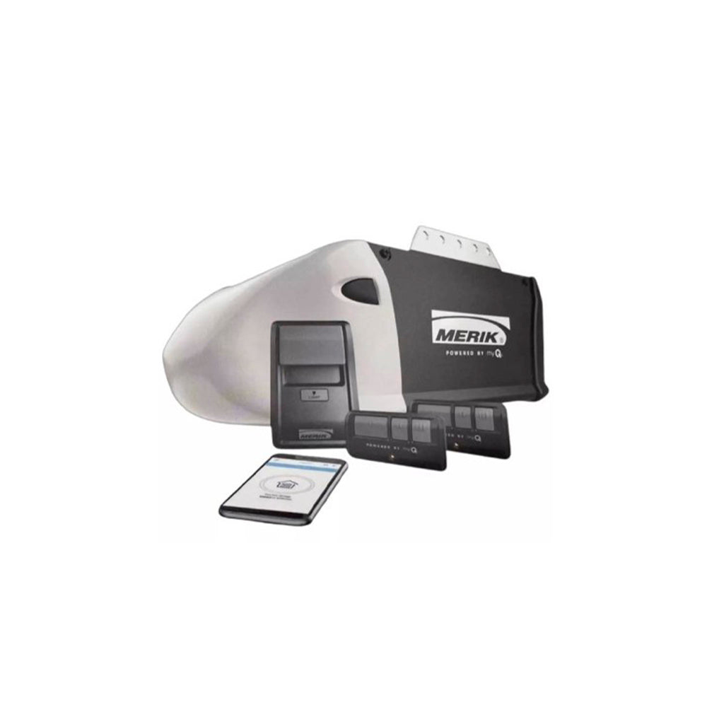 MOTOR PARA PUERTA MOD. 511W MERIK CON WIFI Y RIEL. (USO VIA CELULAR)